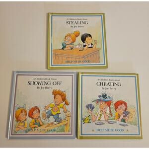 HELP ME BE GOOD Series Books by Joy Berry Hardcovers (Lot of 3) Vintage